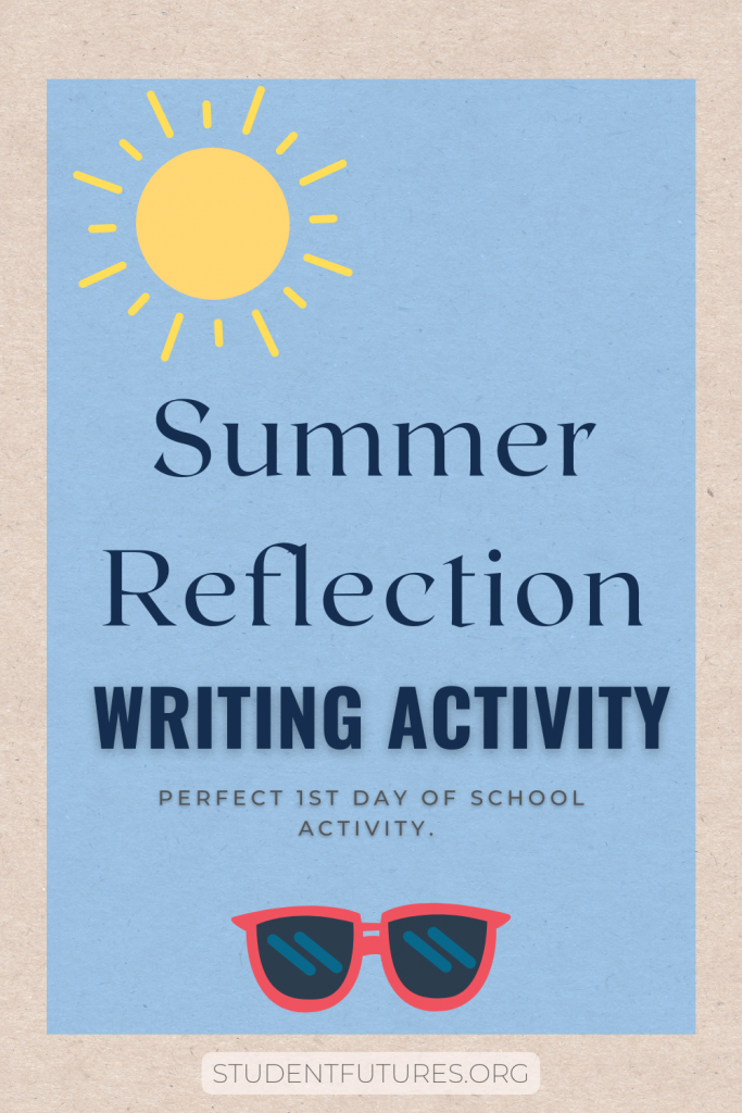 The Best Writing Activity to Start the New School Year - Student Futures